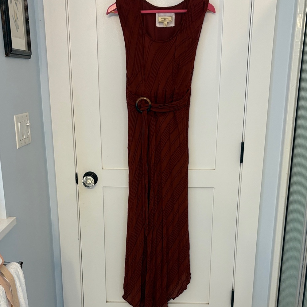 Moulinette Soeurs Burgundy Maxi Dress